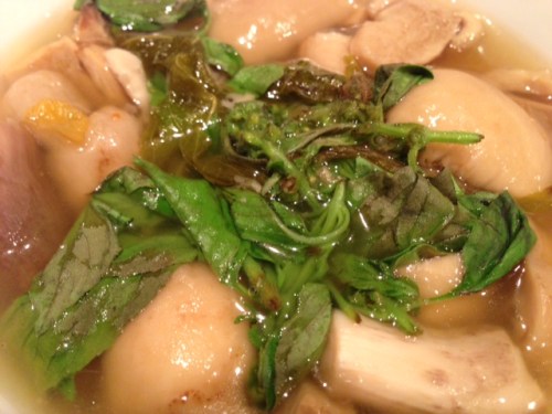 Isaan-style mushroom soup