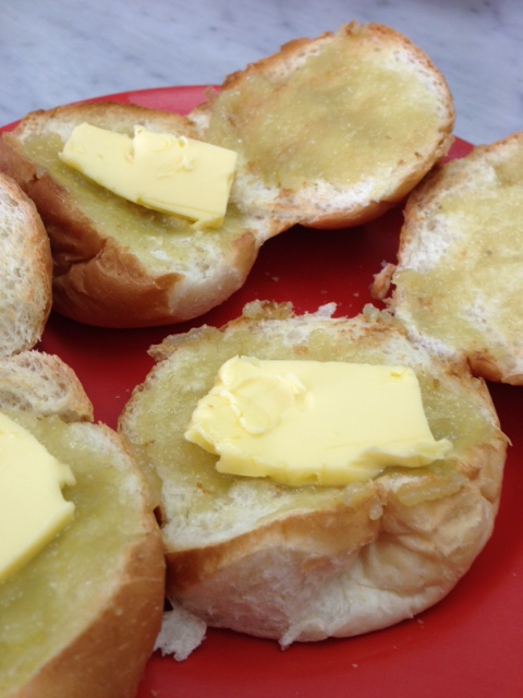Buttered buns at Chin Mee Chin