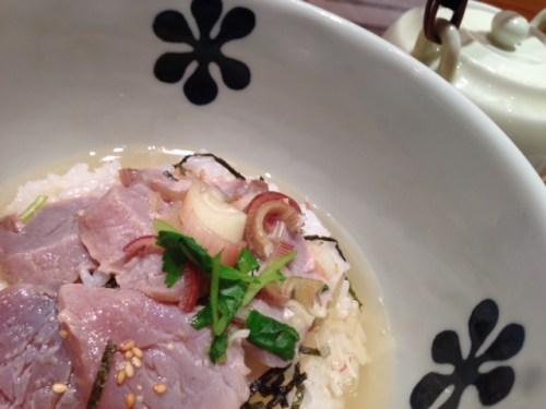 Dashi Chazuke En's raw tuna porridge