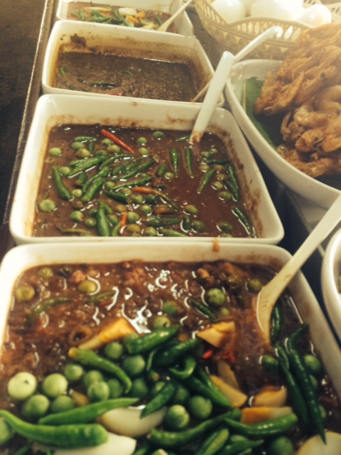 Selection of chili dips