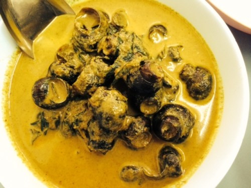 Snail curry at Ruam Tai
