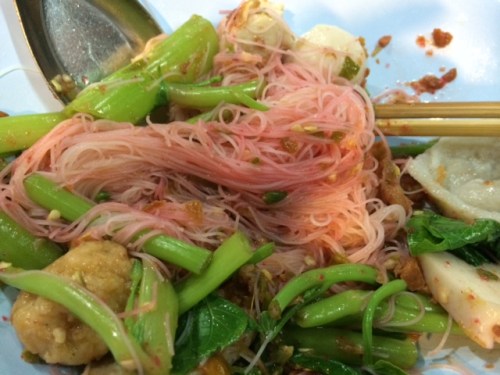 Yen ta fo with rice vermicelli at Thi Yen Ta fo Rot Ded