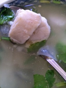 Fish porridge from Khao Thom Pla Saphan Lueng 
